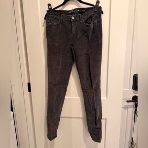 Victoria's Secret Charcoal mid Rise Siren Corduroy Pants